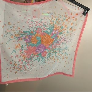 Vintage Silk Scarf Italian